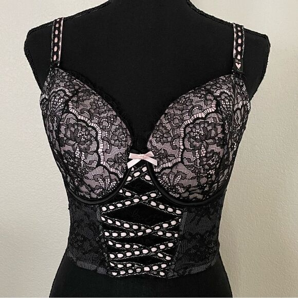 NWT Victoria’s Secret Lace-Up Corset Top - Picture 1 of 13